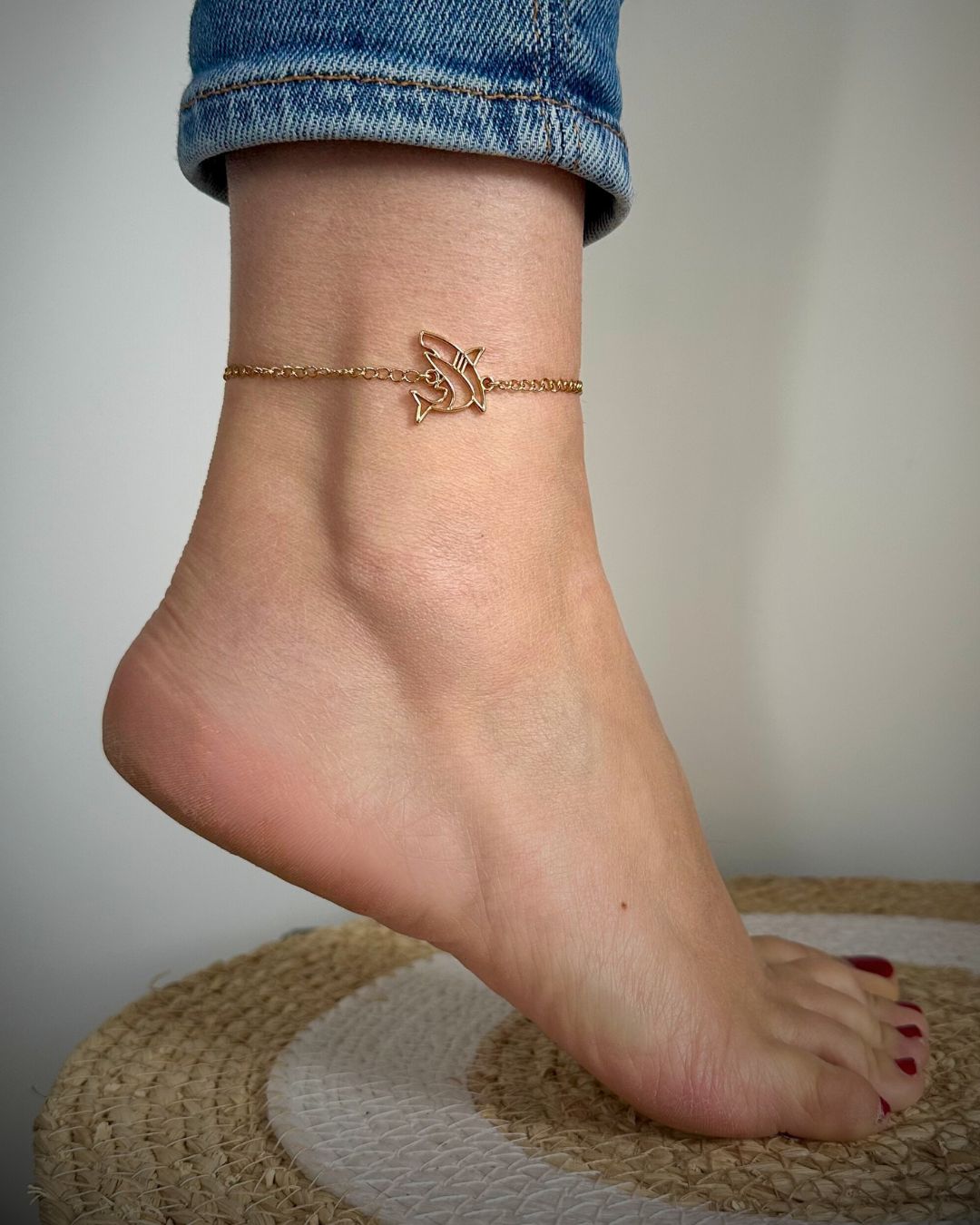Bracelet de cheville requin