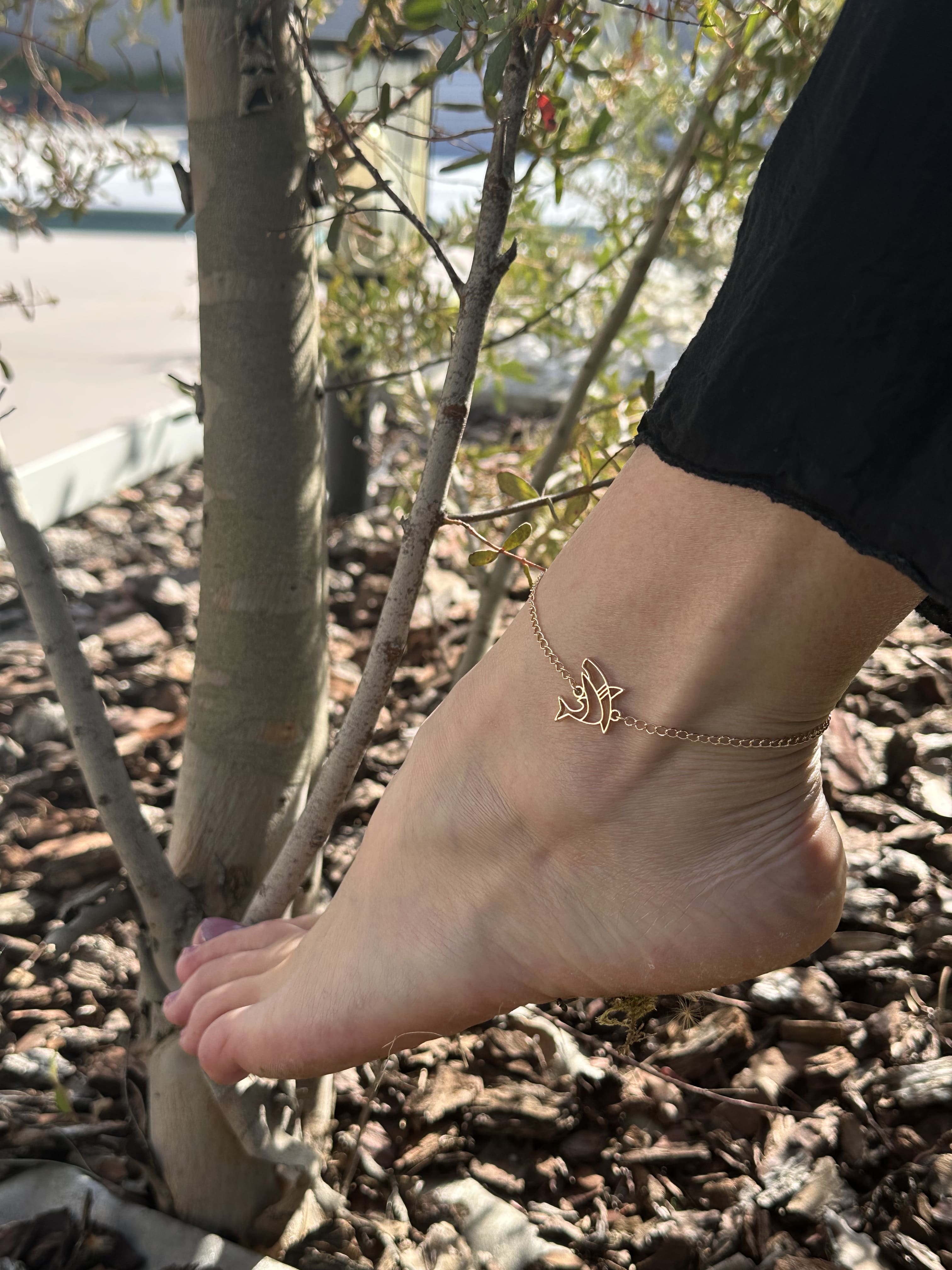 Bracelet de cheville requin