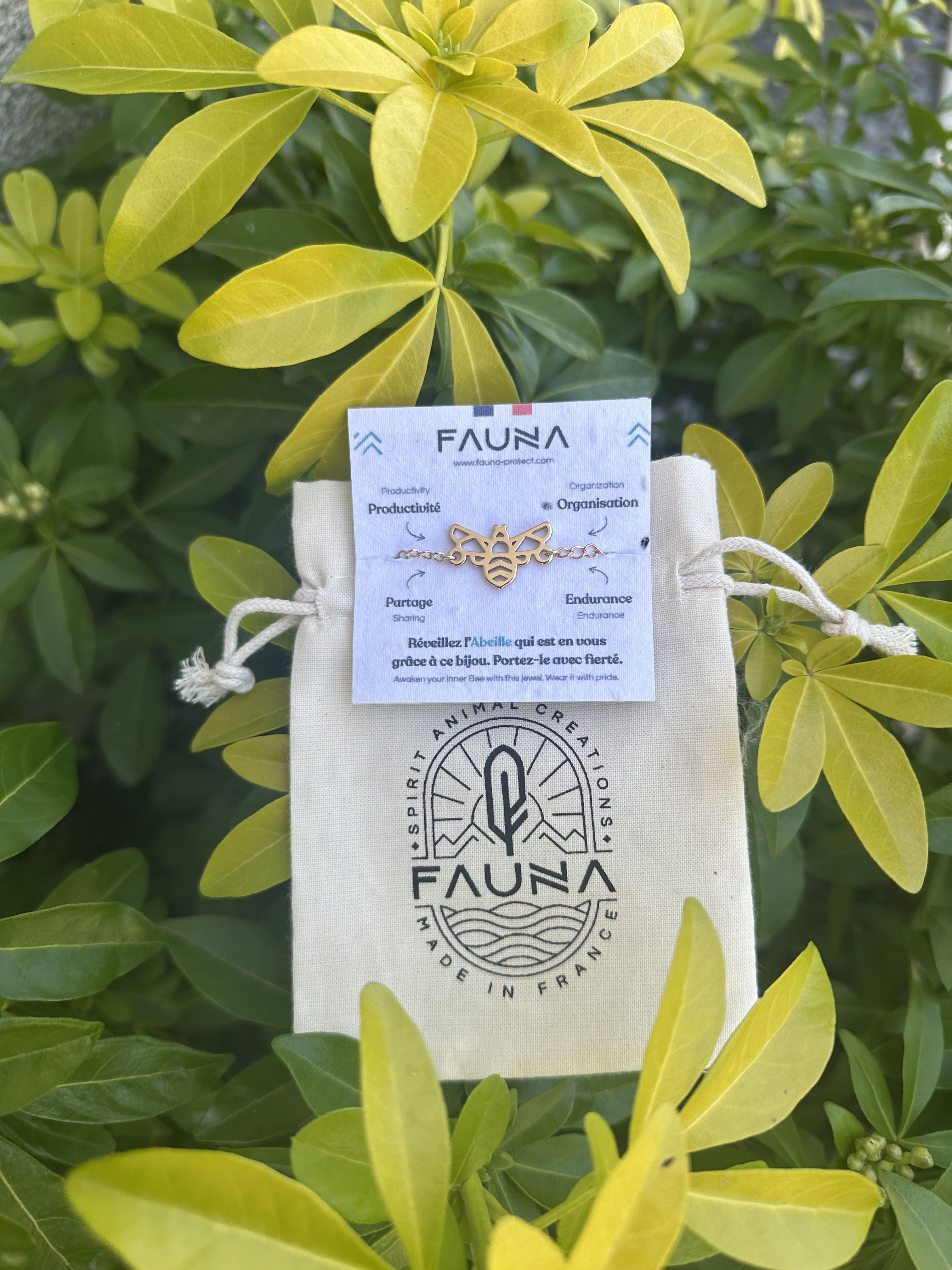 Bracelet de cheville abeille