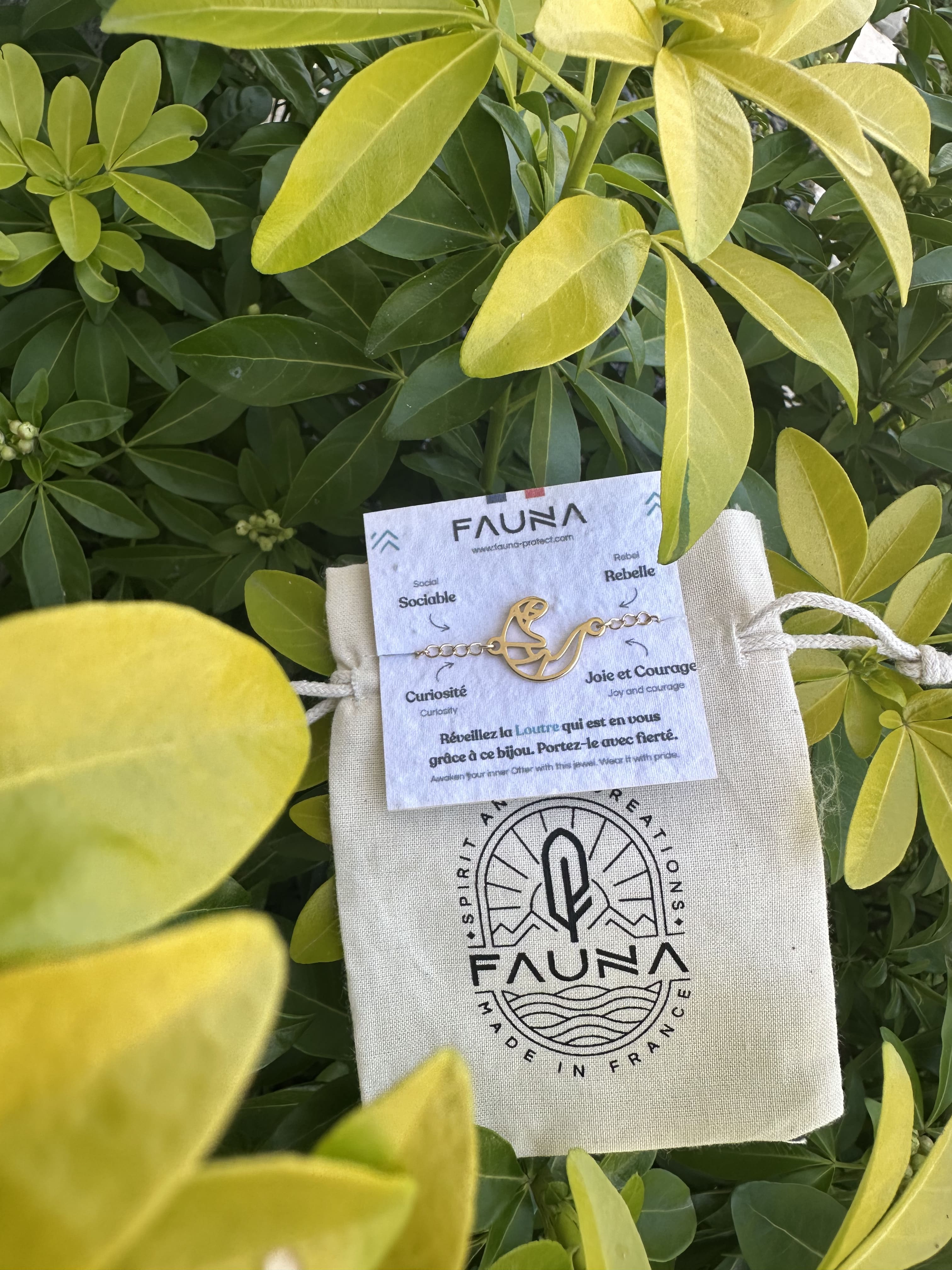 Bracelet de cheville Loutre