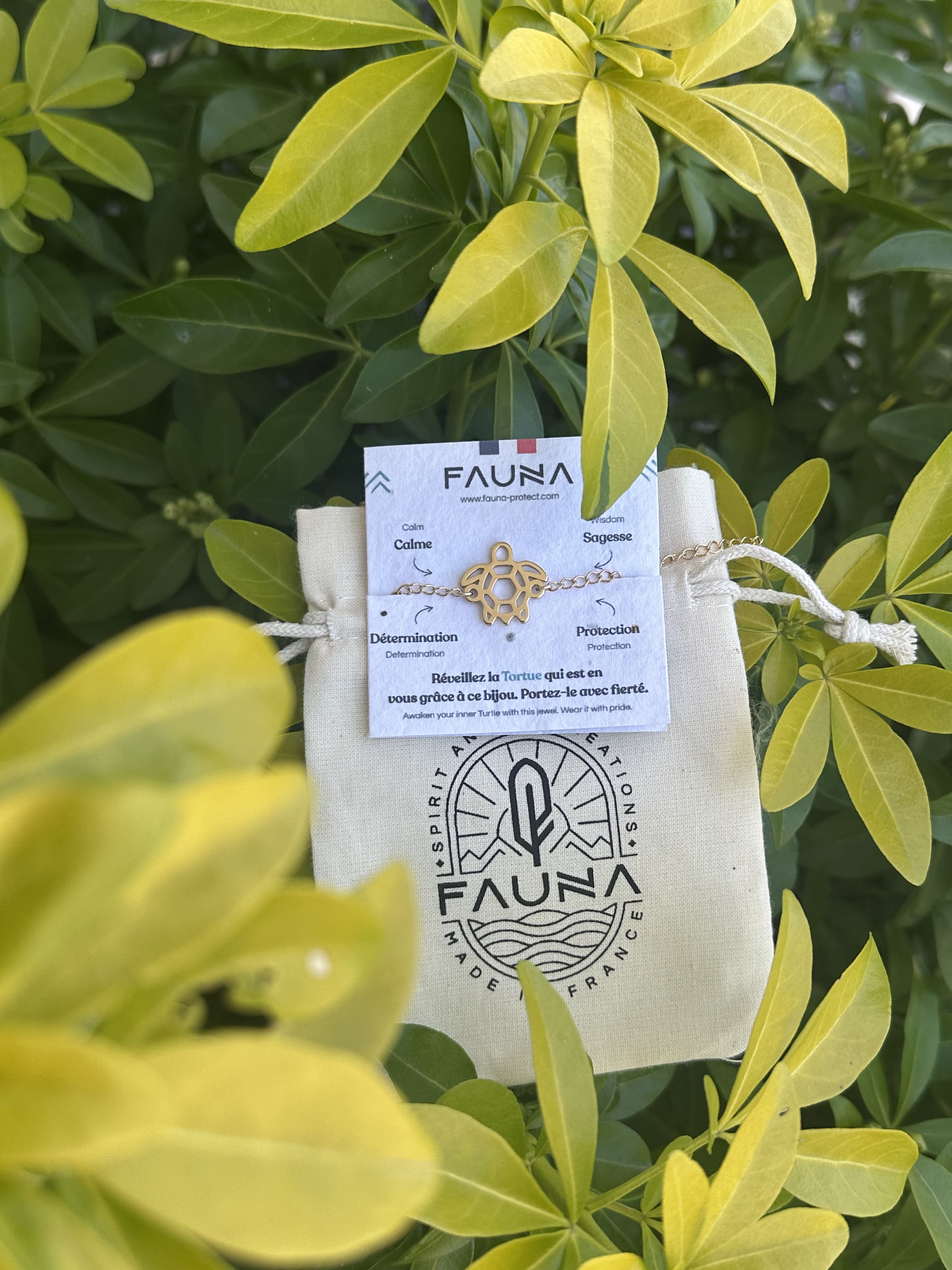 Bracelet de cheville tortue