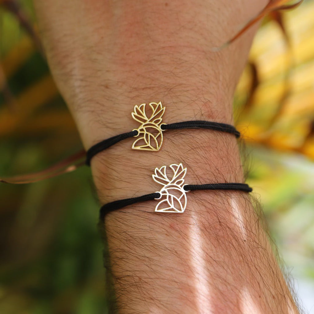 Video Bracelet Cerfs 1 Or Argent #Modèle_Modèle 1