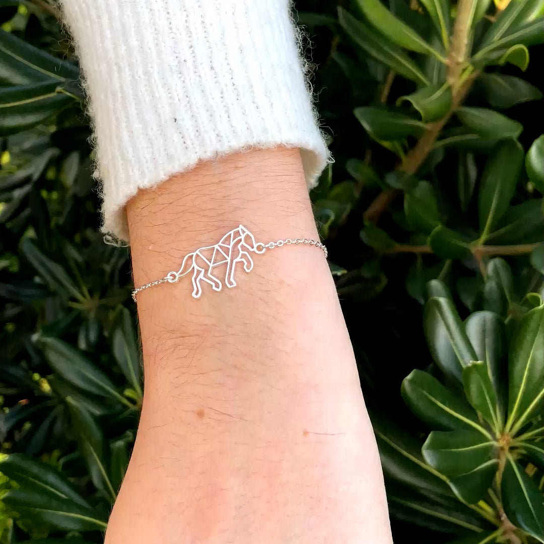 Video Bracelet Cheval Argent Poignet