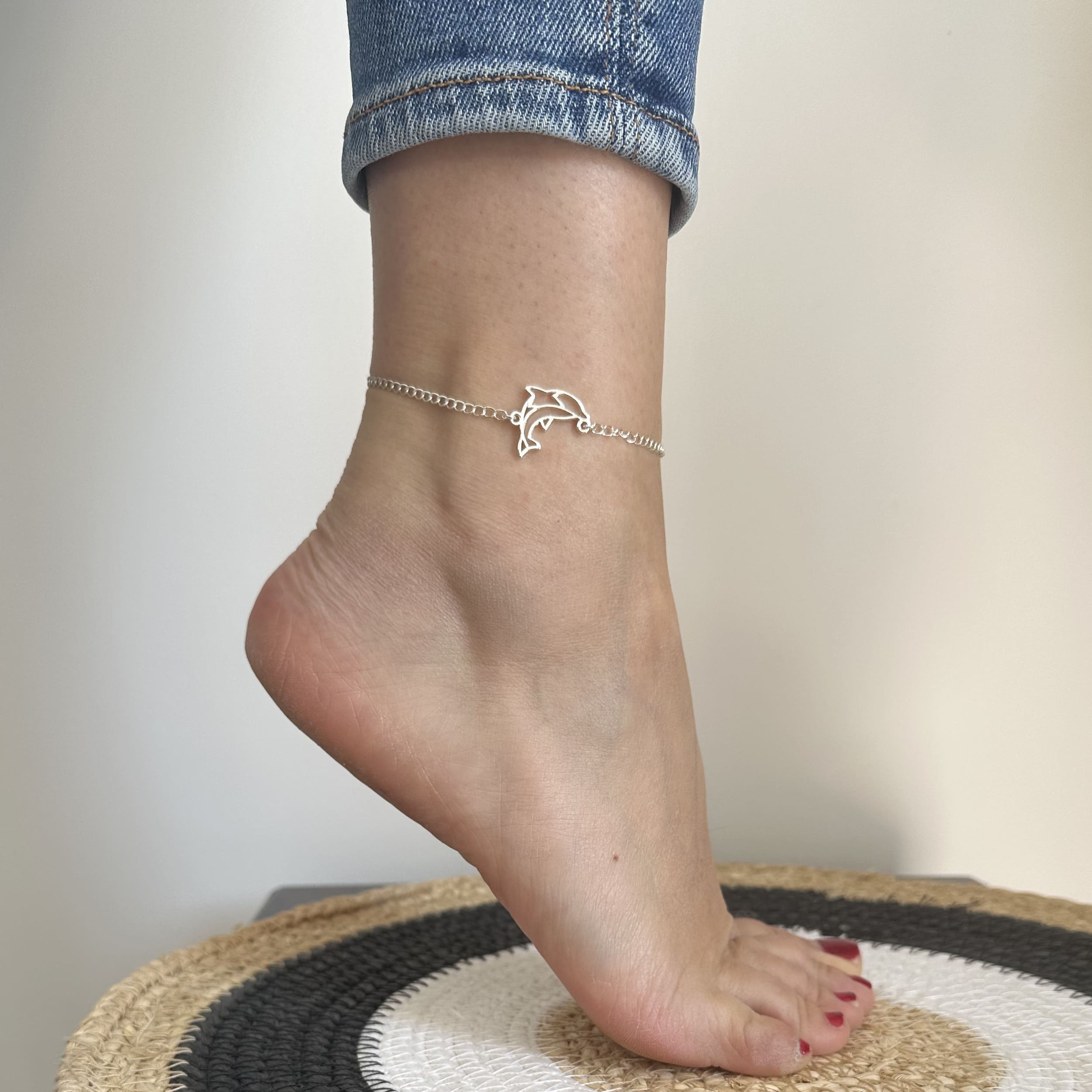 Bracelet de cheville dauphin