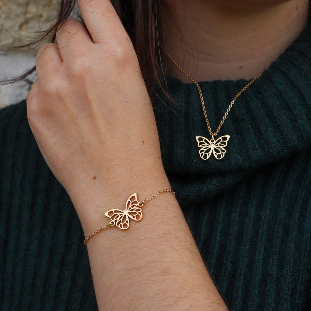 Halskette Schmetterling