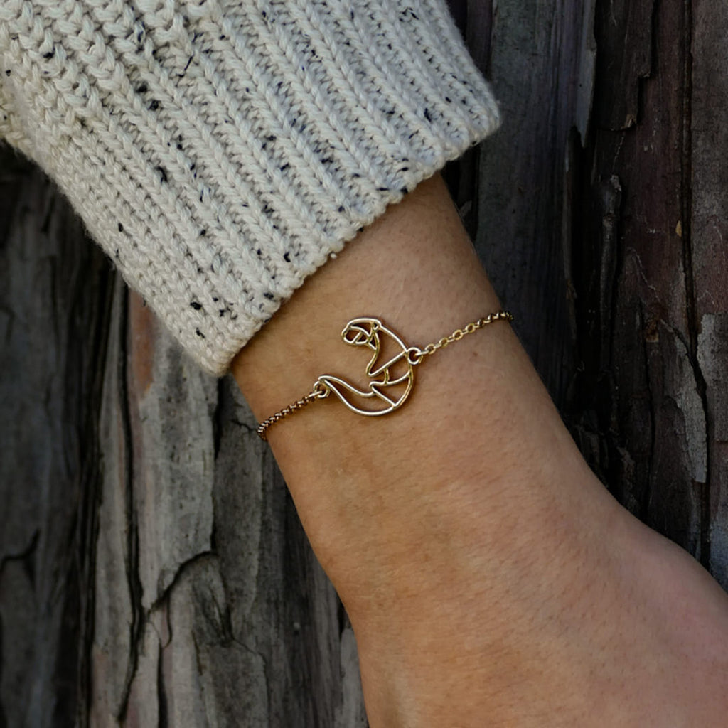 Video Bracelet loutre 2 Or Chaîne #Modèle_Modèle 2