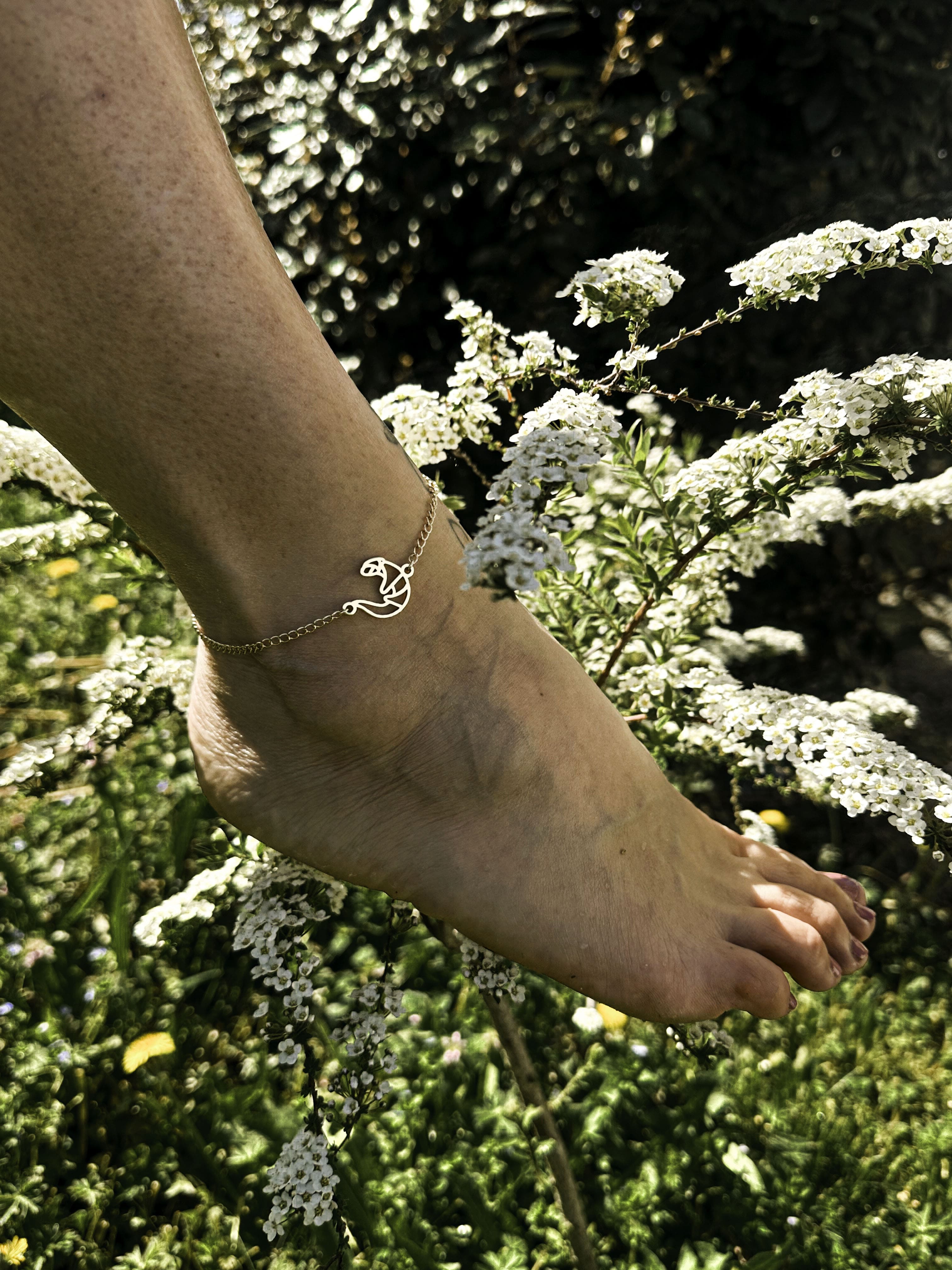 Bracelet de cheville Loutre