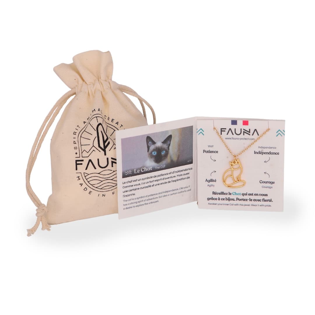 Halskette Katze