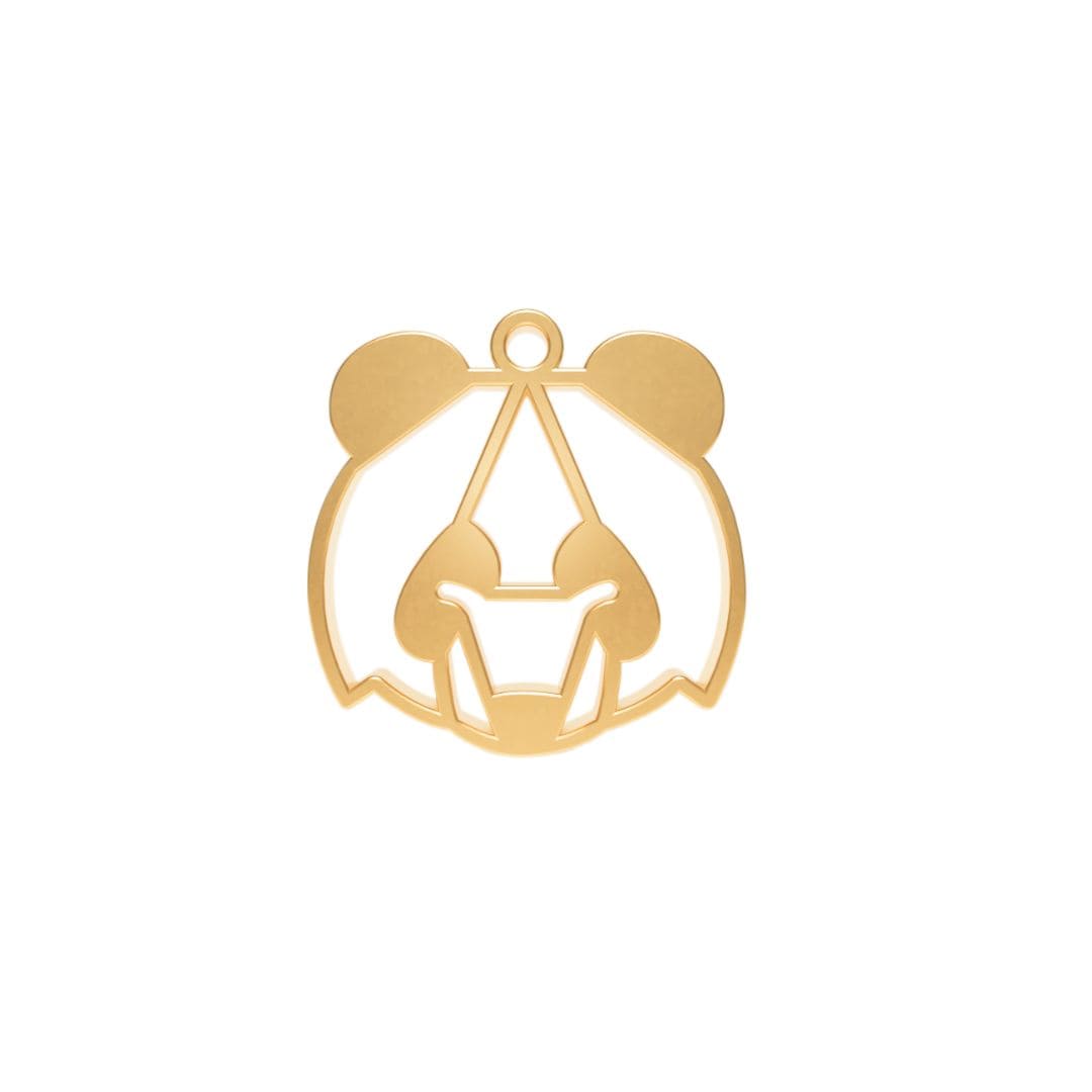 Pendentif Panda Or