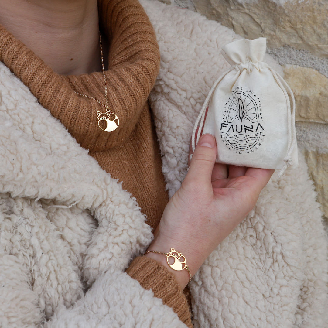 Halskette Rote Panda