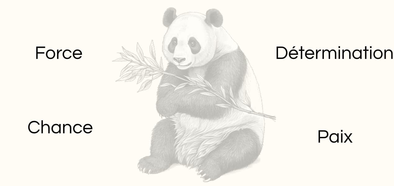 Signification animal totem panda