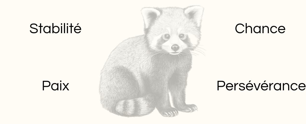 Signification animal totem panda roux