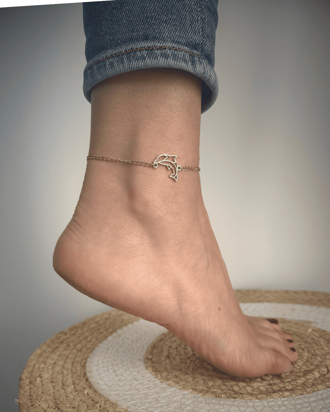 Bracelet de cheville dauphin