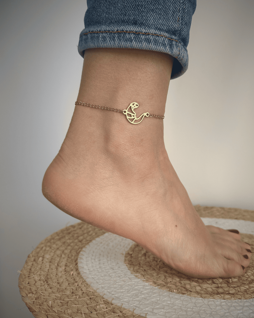 Bracelet de cheville Loutre