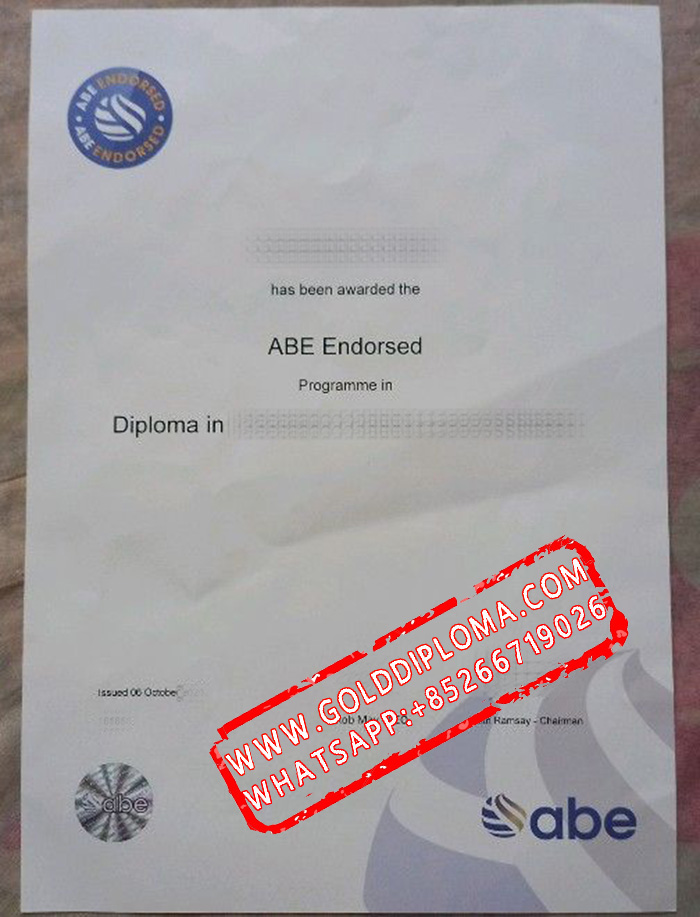 fake ABE Endorsed diploma
