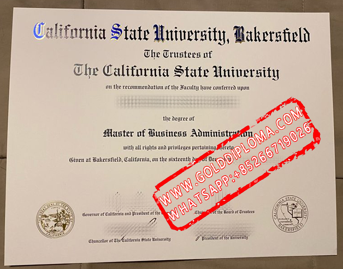 California State University Bakersfield Fake Degree