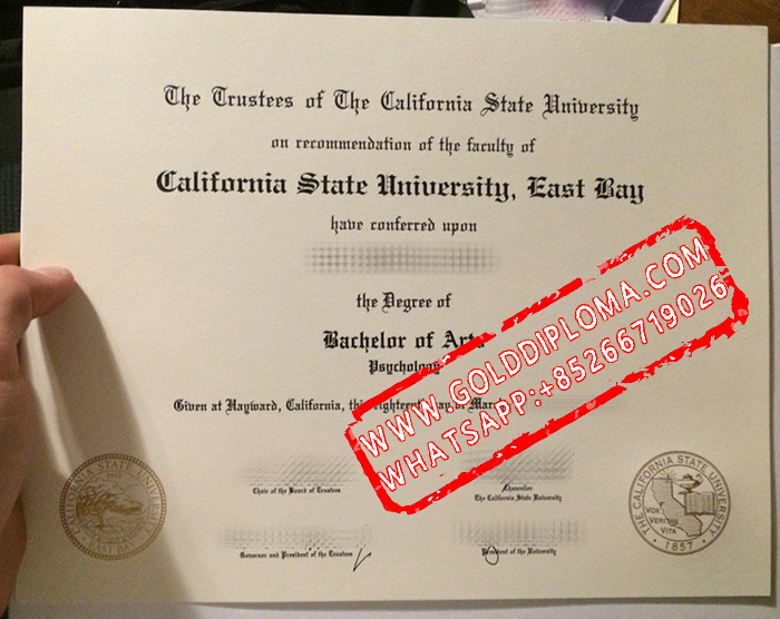 California State University East Bay Fake Degree