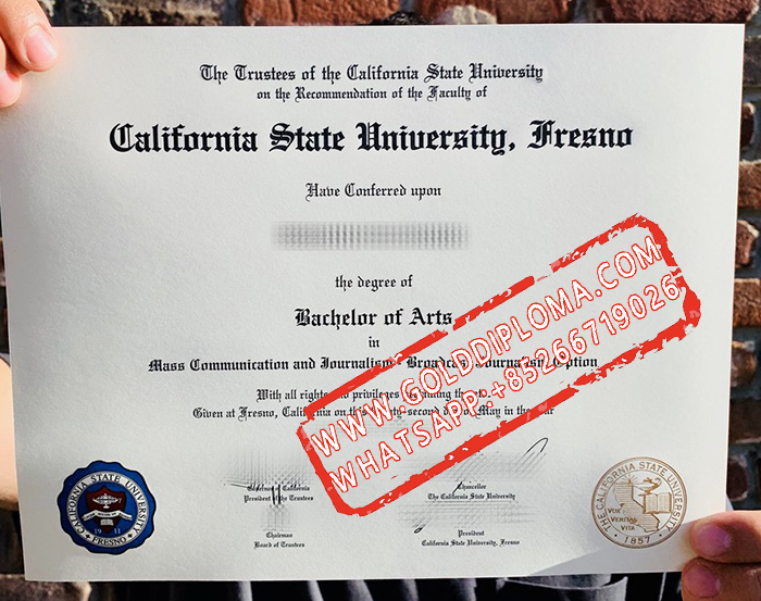 California State University Fresno Fake Degree