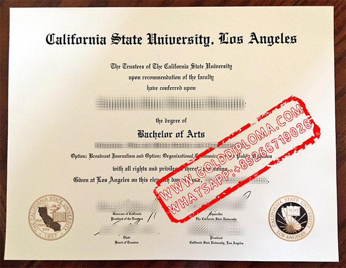 California State University Los Angeles Fake Degree