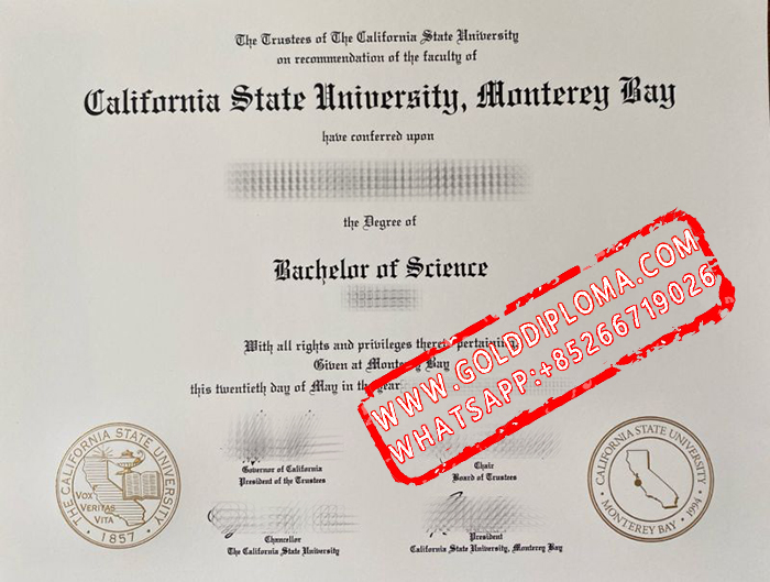 California State University Monterey Bay fake degree