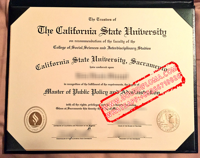 California State University Sacramento Fake Degree