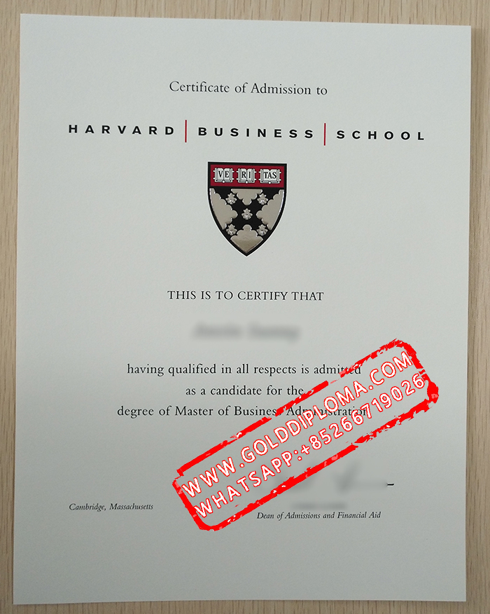 Harvard Business School fake degree