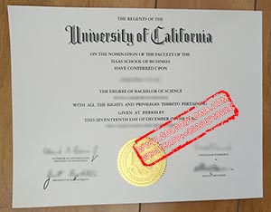 University of California Berkeley (UCB) fake degree