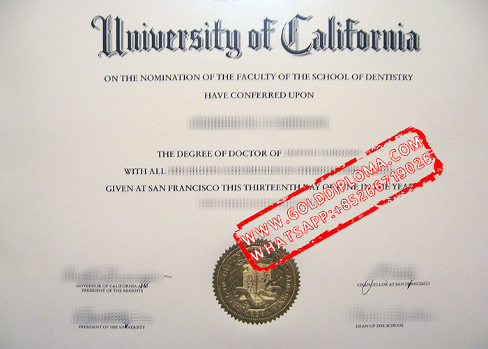 University of California San Francisco (UCSF) Fake Degree