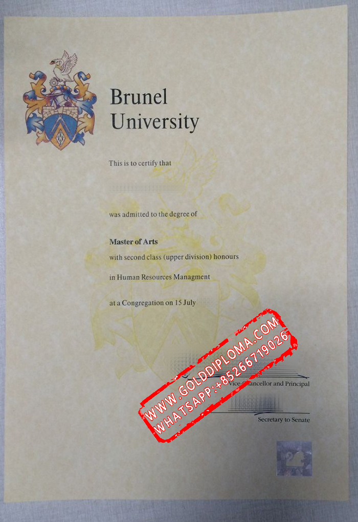 Brunel University fake degree