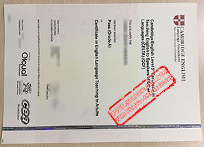 Cambridge English Language Assessment fake certificate