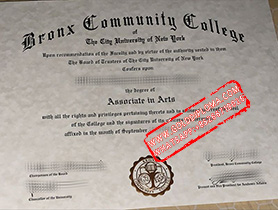 City University of New York of Bronx Community College fake diploma