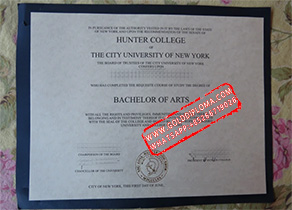 City University of New York Hunter College fake diploma