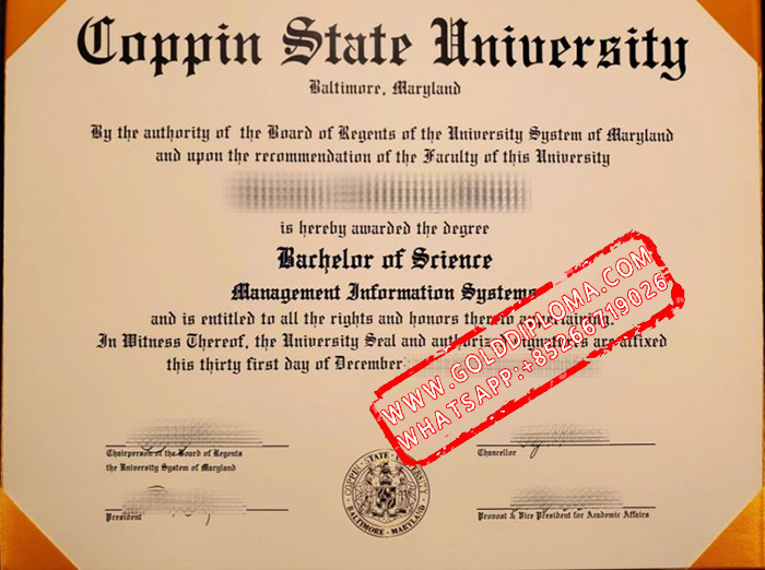 Coppin State University fake degree