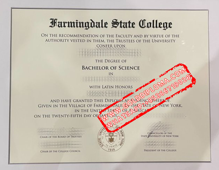 Farmingdale State College fake diploma