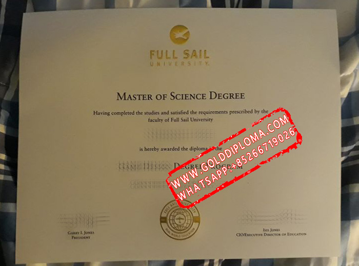 Full Sail University fake degree