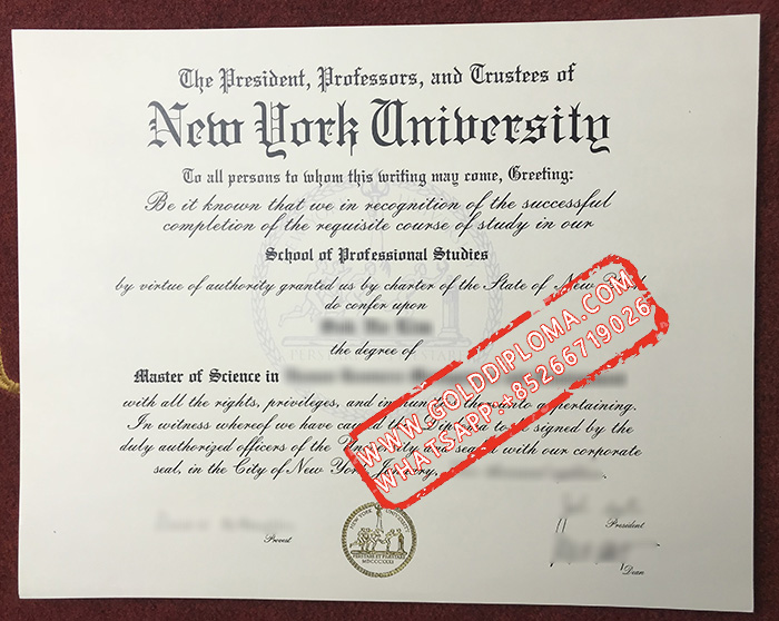 New York University fake diploma