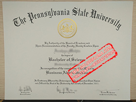 Pennsylvania State University fake diploma