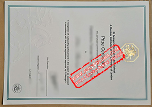 St. George's Hospital Medical School fake certificate