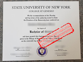 State University of New York at Geneseo fake diploma