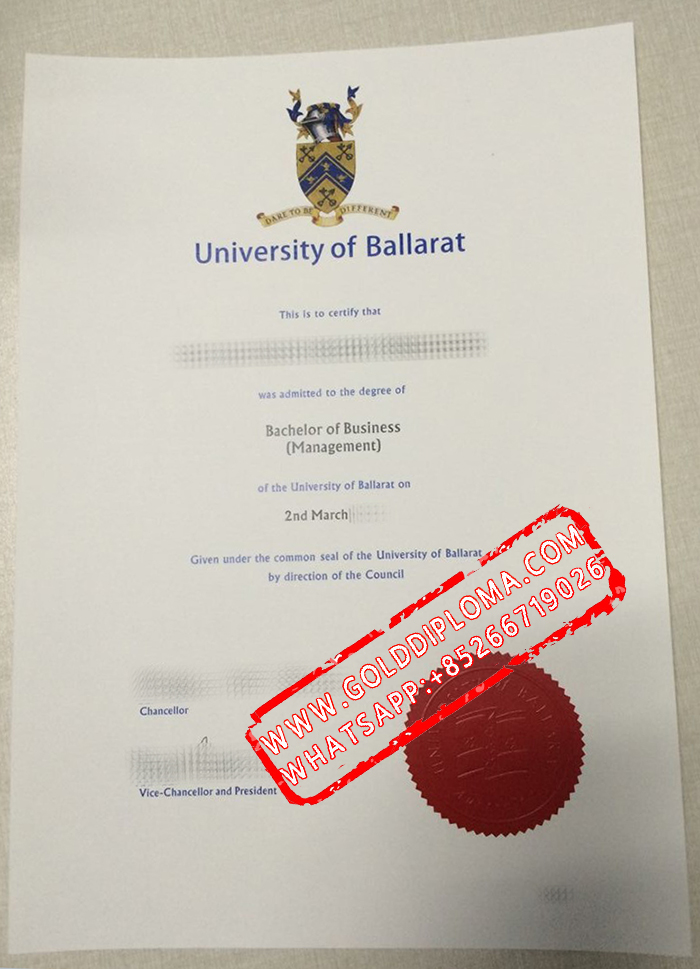 University of Ballarat fake degree