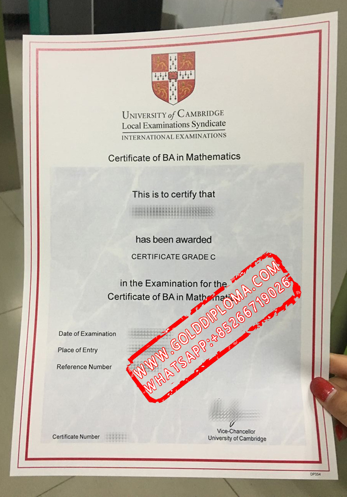 University of Cambridge Local Examinations Syndicate International Examinations fake certificate