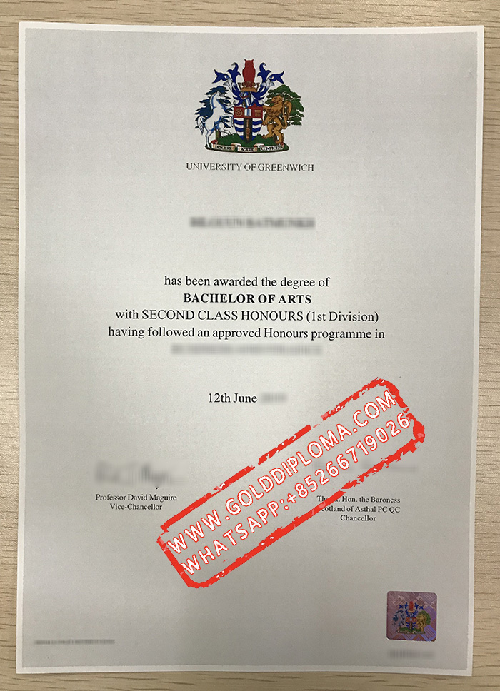 University of Greenwich fake degree