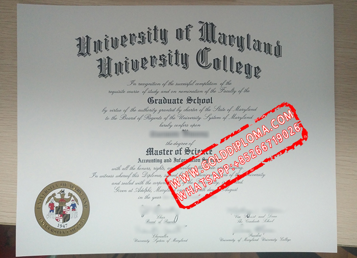 University of Maryland University College fake diploma