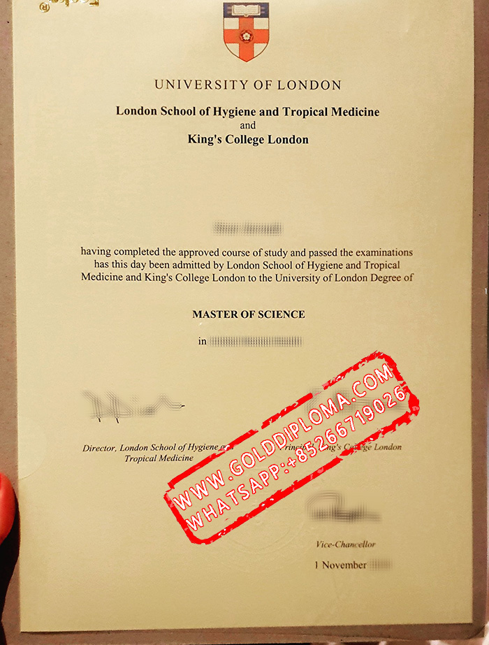 University of London LSHTM KCL fake degree