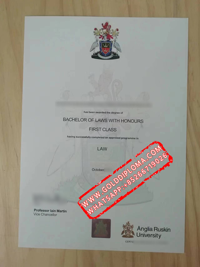 Anglia Ruskin University fake diploma