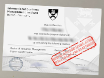 International Business Management Institute fake diploma