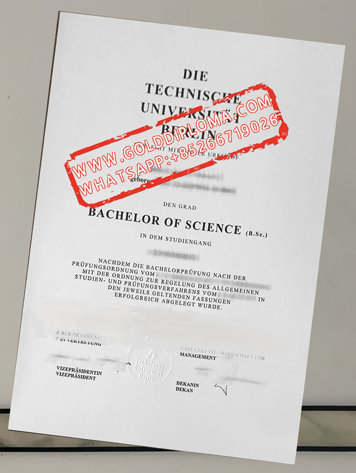 Technical University of Berlin fake degree