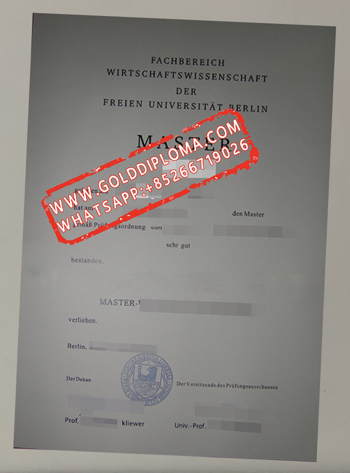 University of Berlin fake degree