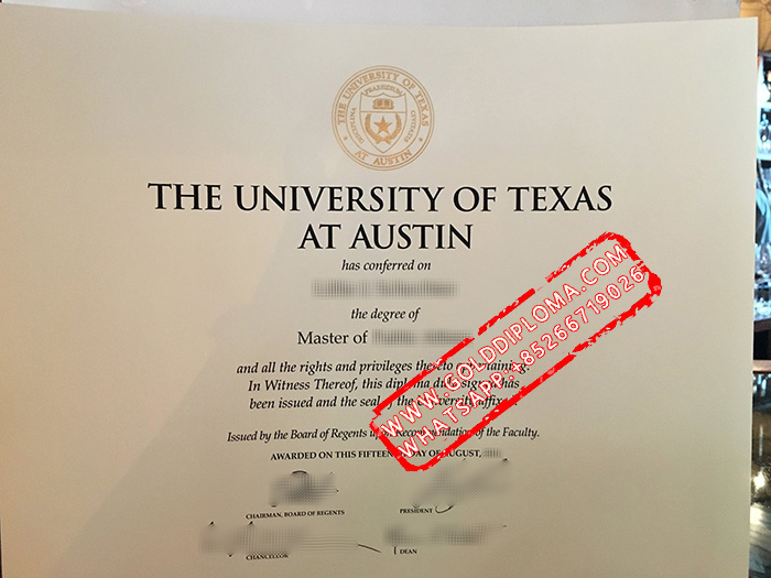 University of Texas at Austin fake degree