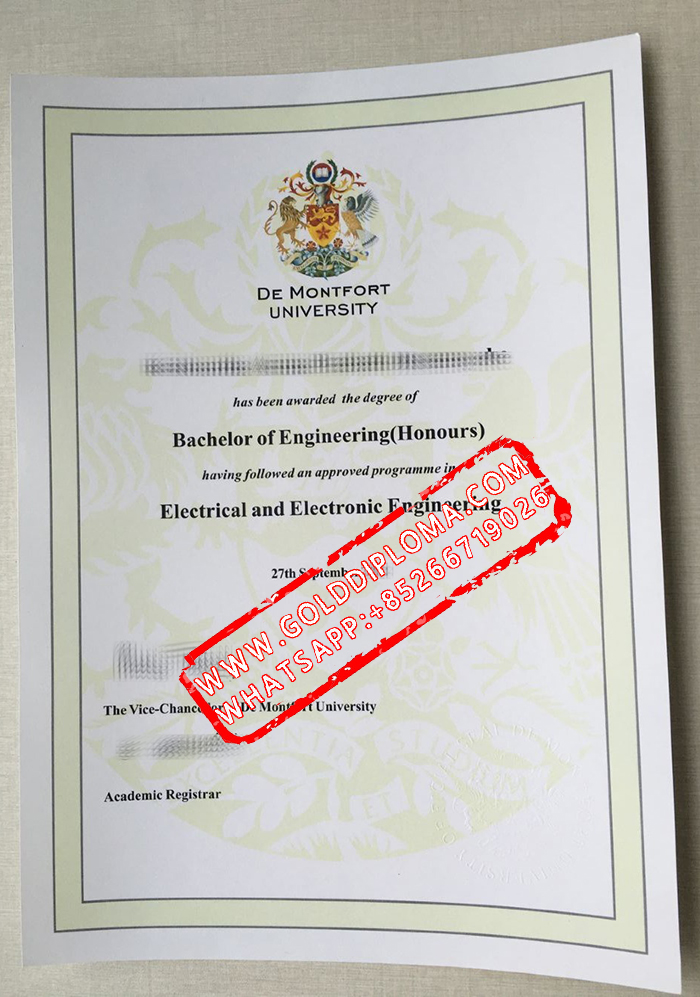 De Montfort University fake degree